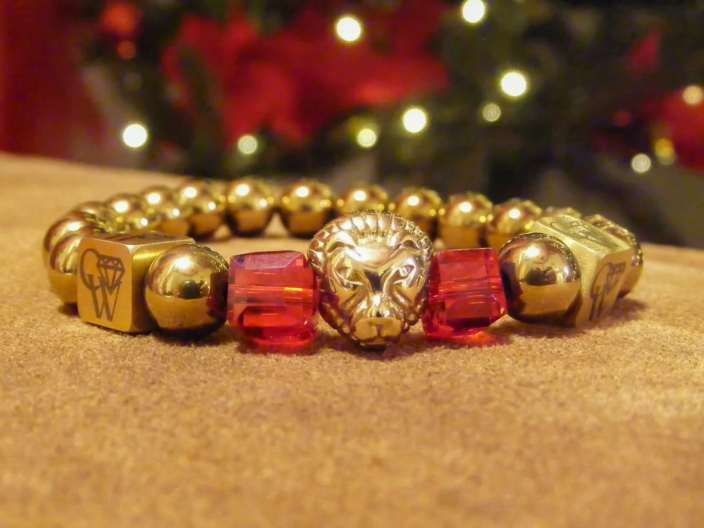 Golden Wrist Gold Plated Agate Bracelet Crystal Wrist